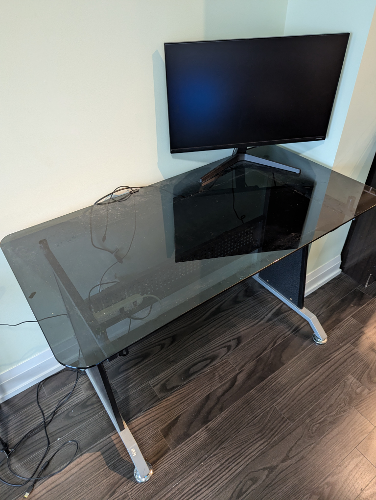 Glass Computer Desk