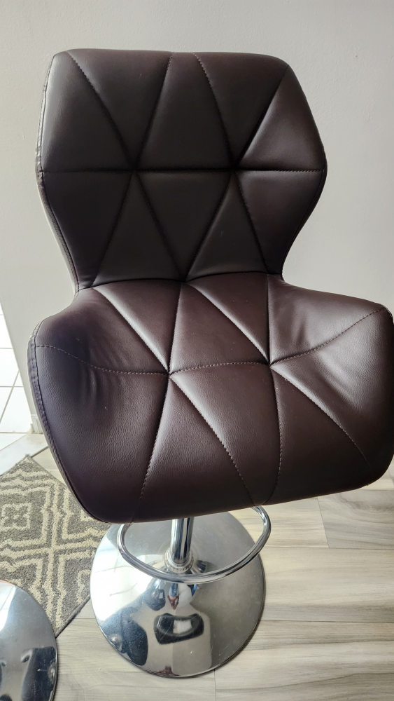 Chairs Set of two modern adjustable bar stools - photo 4