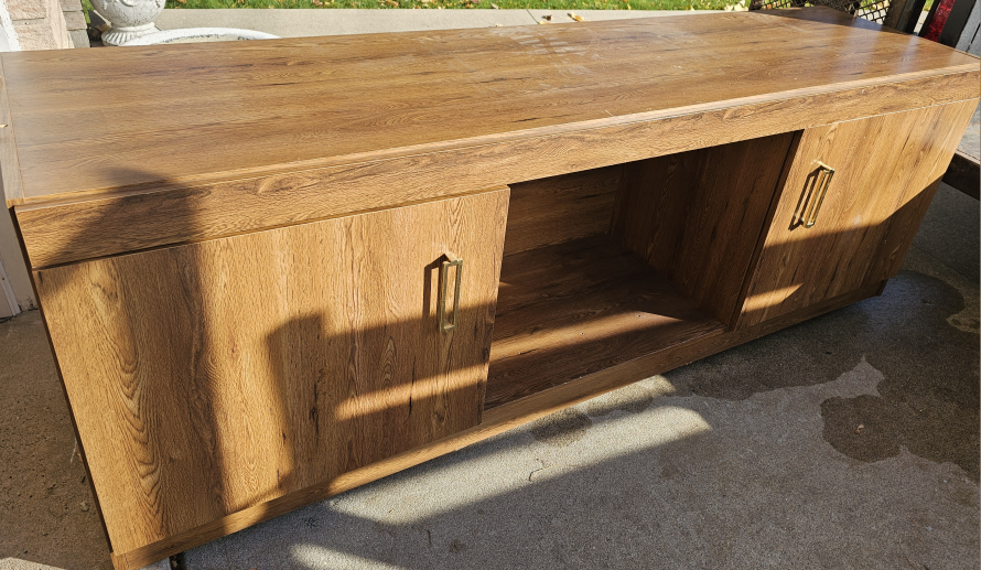 Wooden Cabinet with 3 Doors