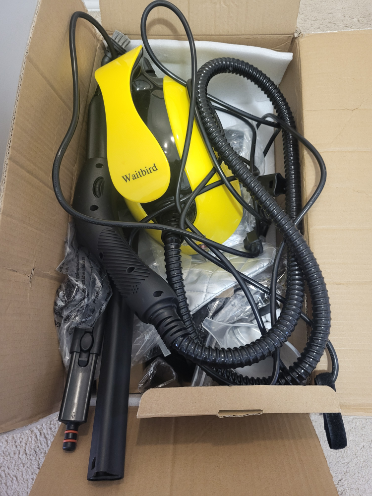 Waitbird steam cleaner with attachments 🥕 - photo 2