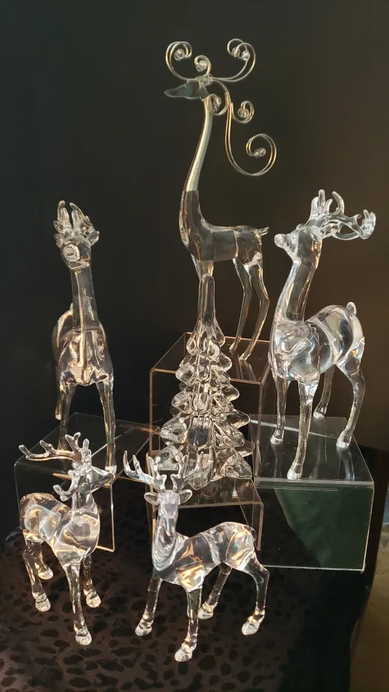 Glass tree and reindeer image indicator(2)