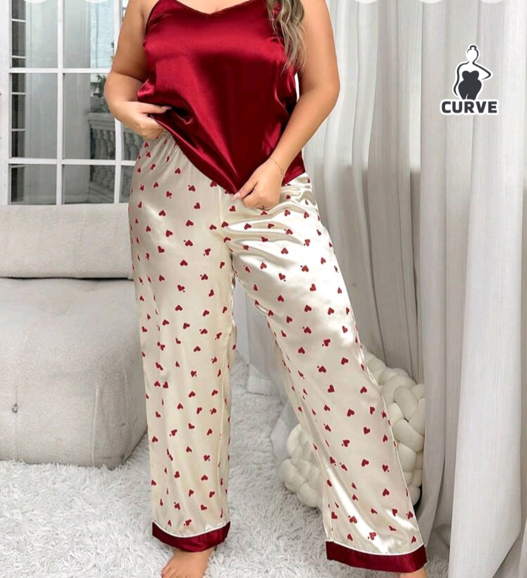 Women's Plus Size Satin Sleepwear - photo 2