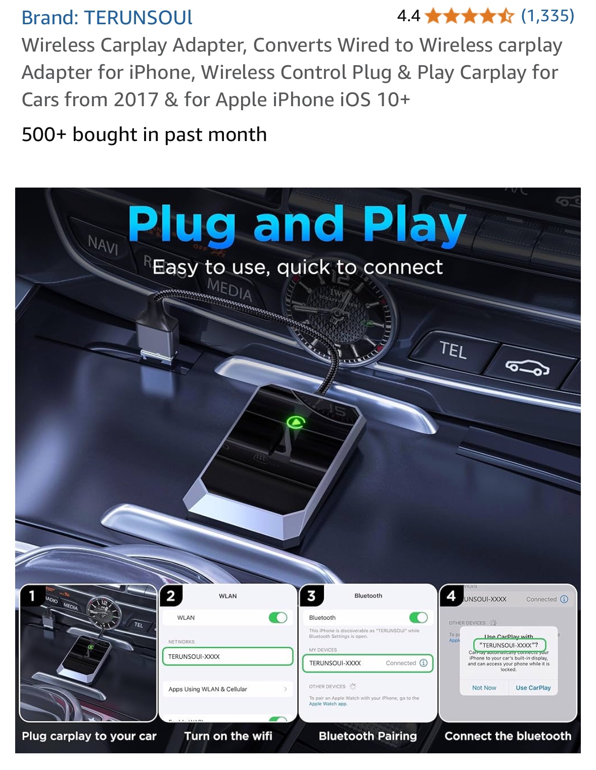 Wireless Carplay Adapter for iPhone - photo 5