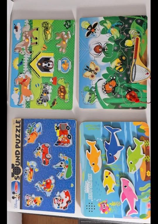 8 Wooden Puzzles - Sound, Melissa & Doug, Disney, Toys R Us thumbnail