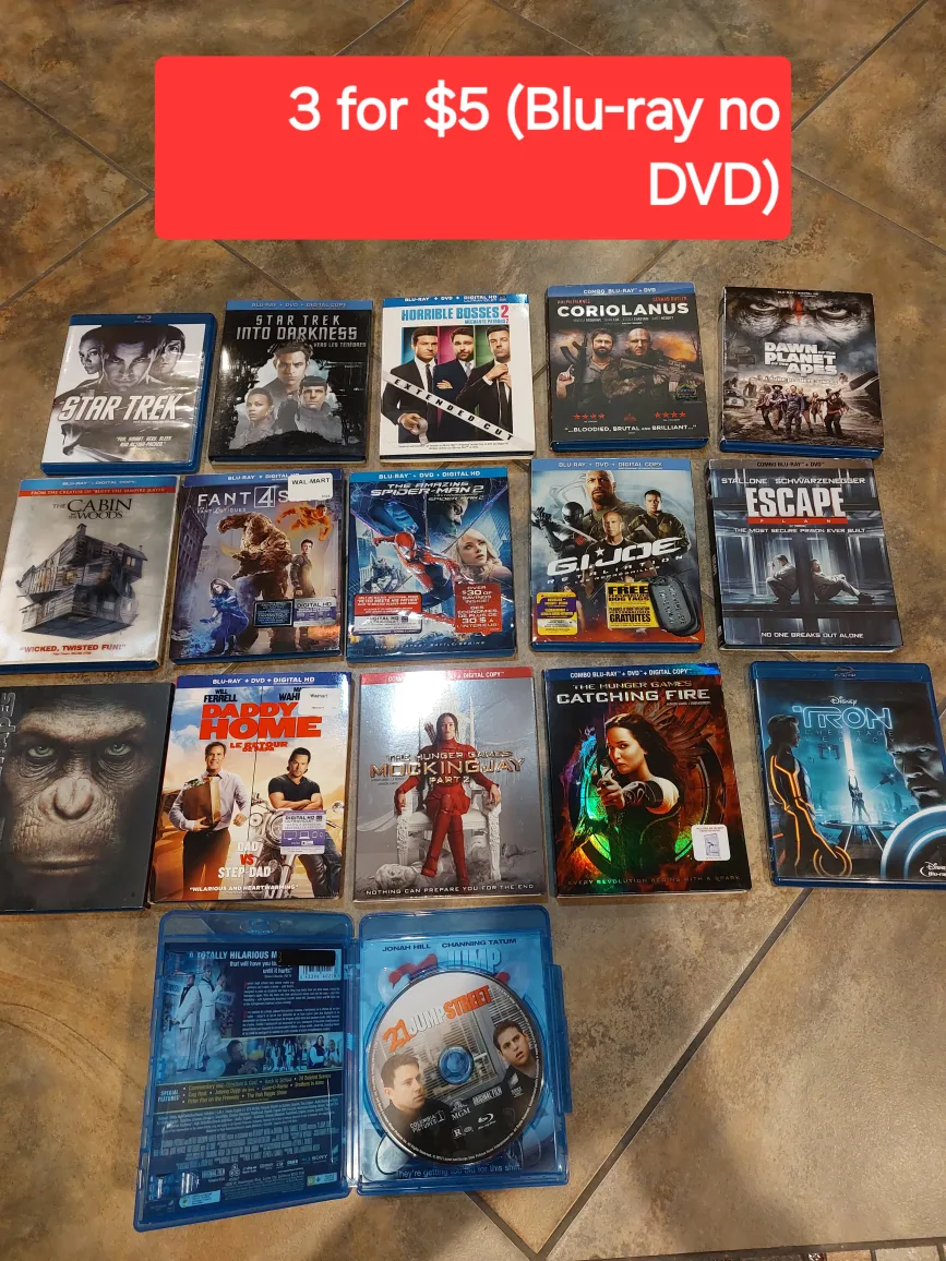 Blu-ray movies 🍿*price on the photos image indicator(4)
