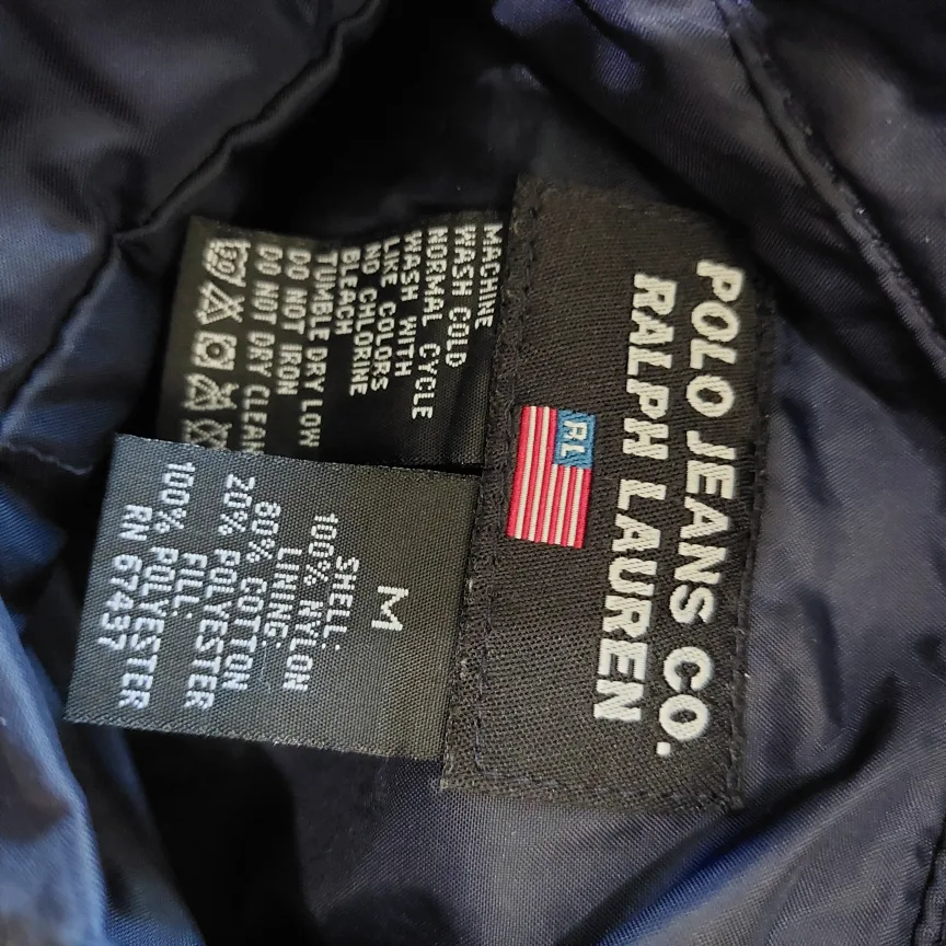 POLO Ralph Lauren Men's Double Sided Jacket Size M image indicator(9)