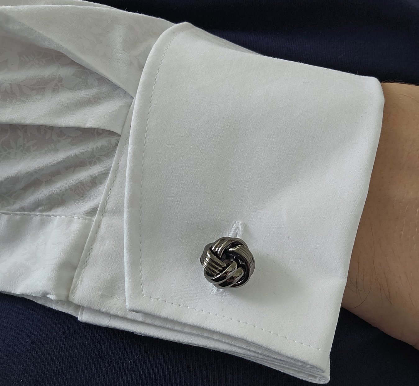 Monkey Fist Cufflinks - Black