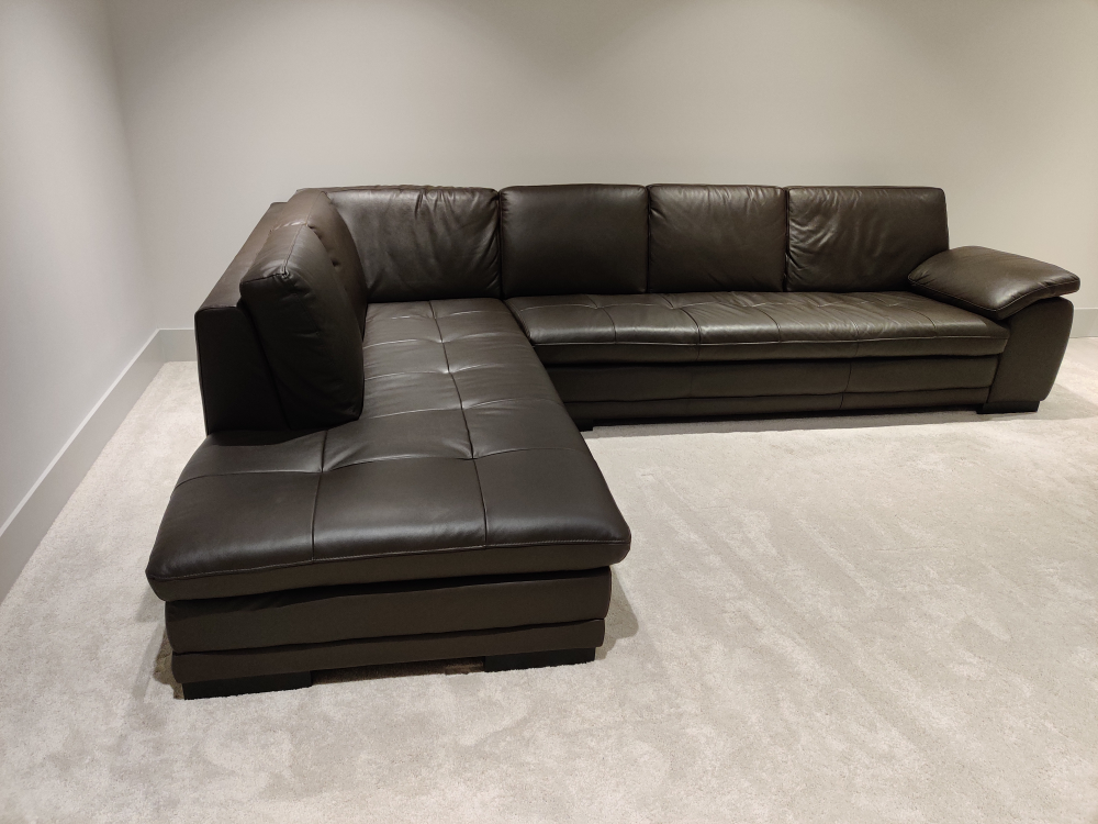Leather Sectional Sofa - photo 3