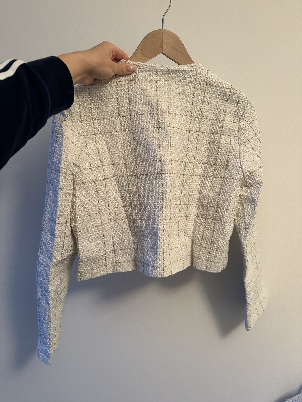 White Tweed Blazer - photo 2