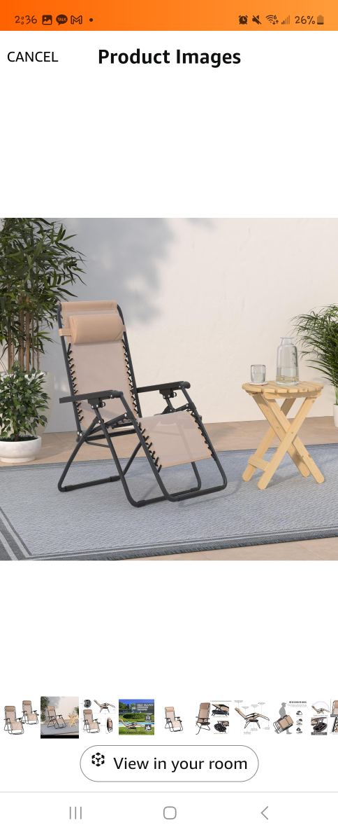 2 Reclining Folding Chairs - photo 2
