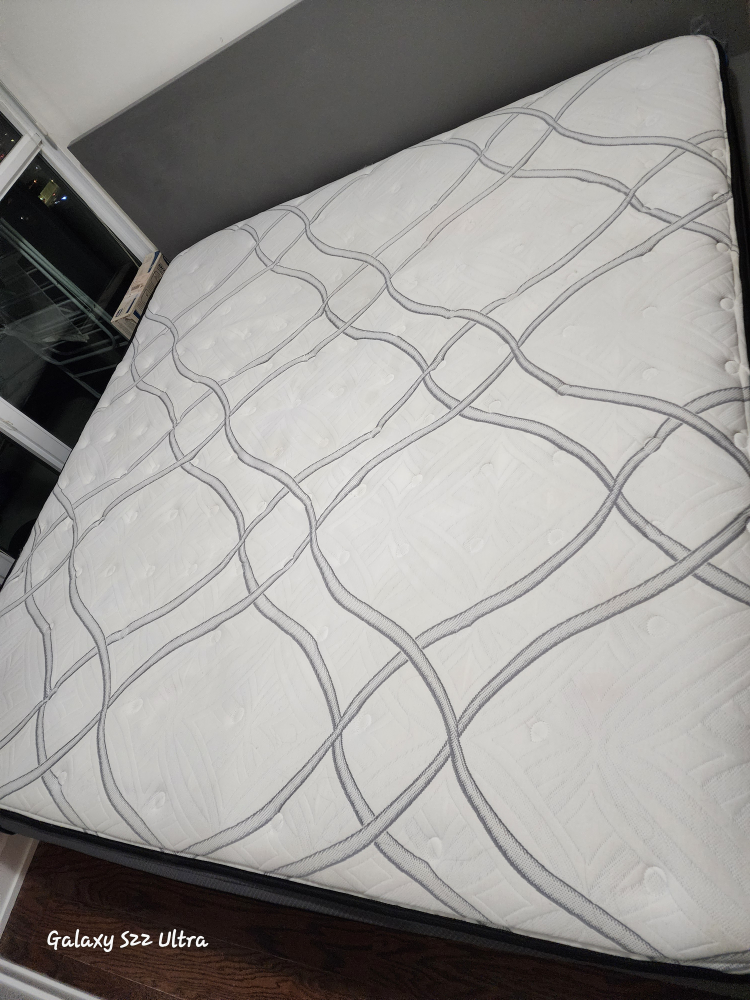 king Mattress with matress protector