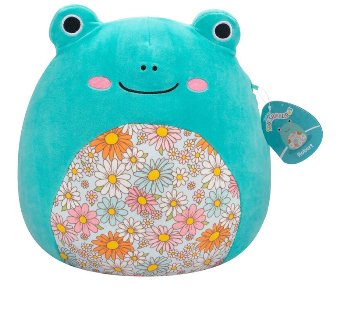 New Robert Squishmallows the Frog Plush Toy