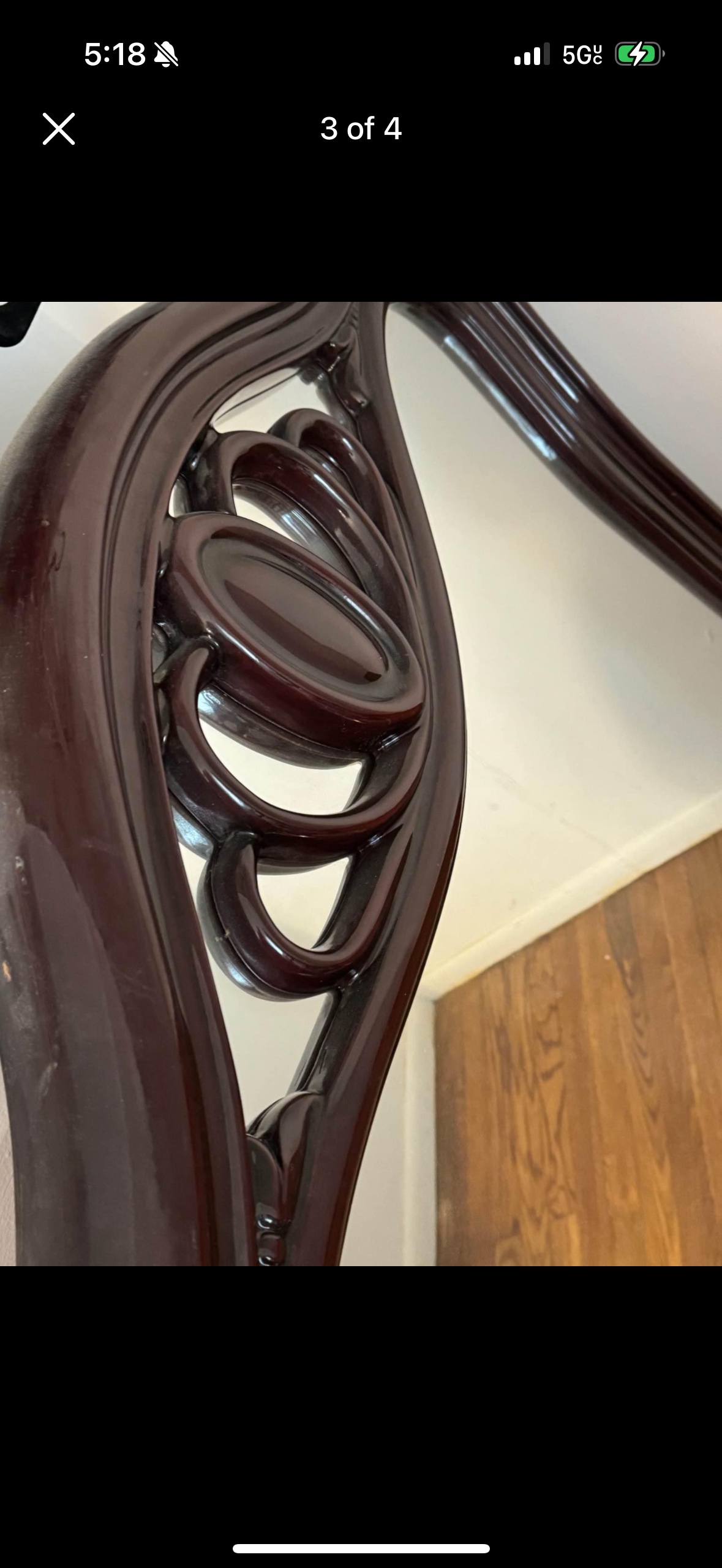 Large Mirror Gorgeous Design red mahogany - photo 3