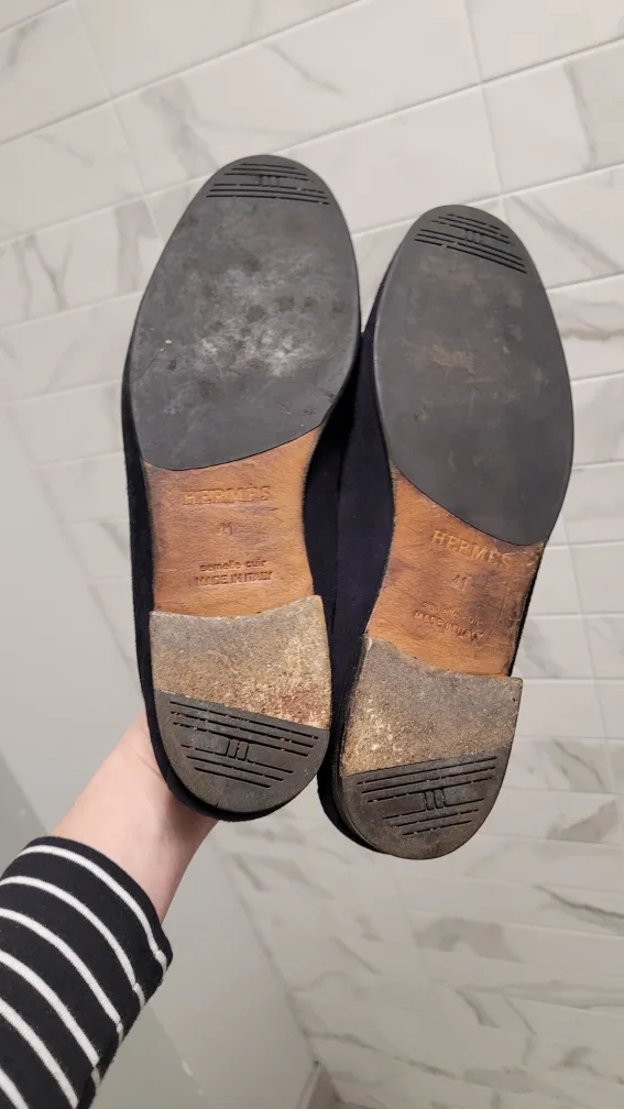 Hermes Suede Loafers image indicator(6)