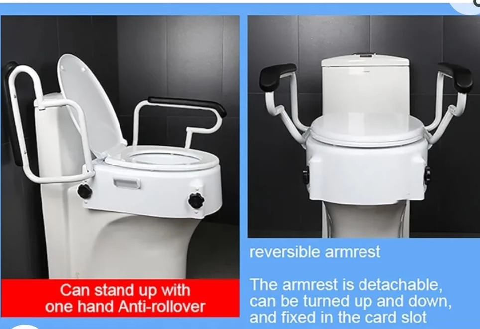 Toilet Seat with Armrests - photo 2