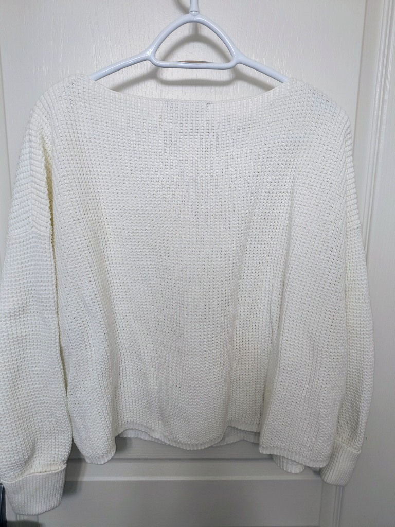 French Connection White Knit Sweater - photo 5