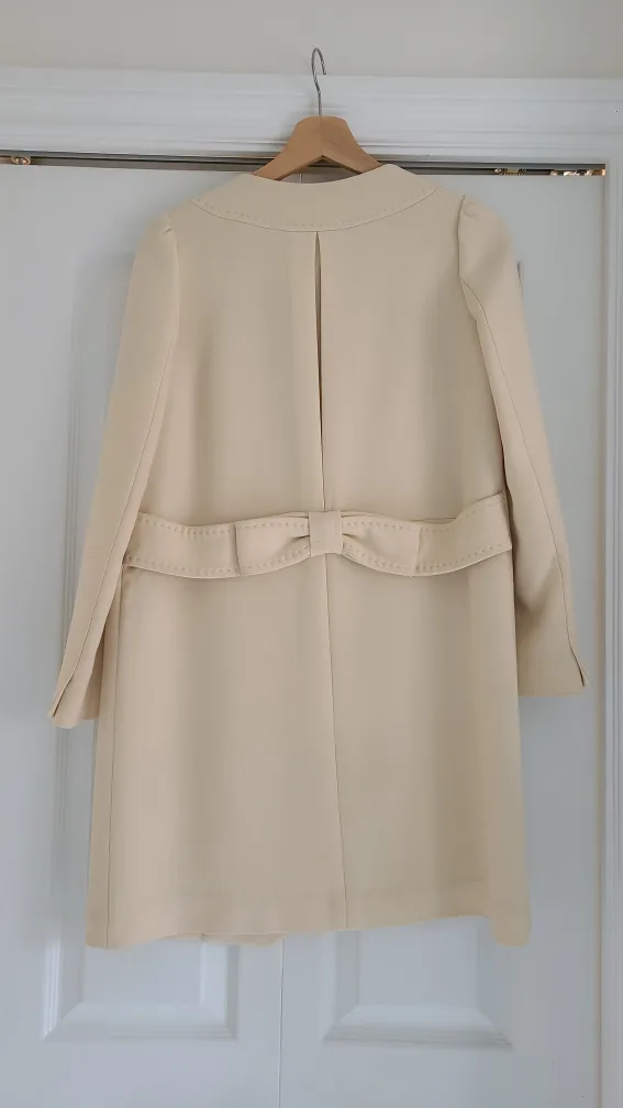 Reneevon Cream wool 100 Coat image indicator(3)