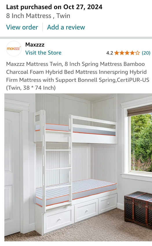 Maxzzz Twin Mattress - photo 5