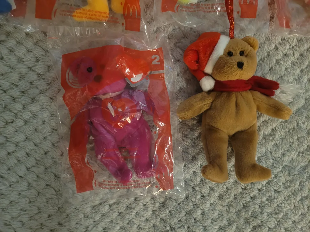 TY 10 Teenie Beanie Baby original 2004 happy meal toy image indicator(3)
