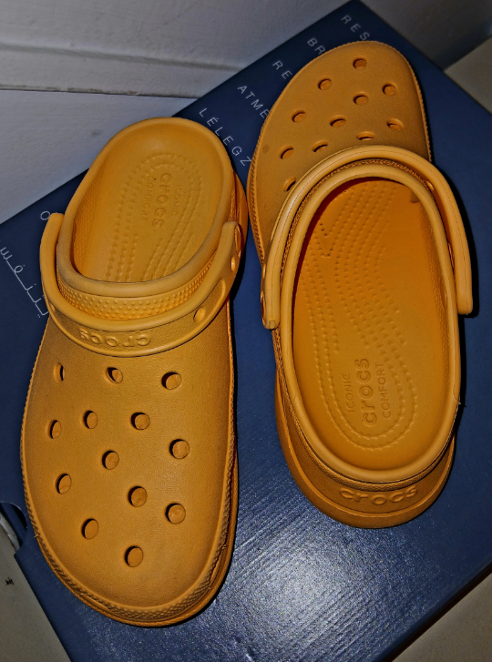 Women's Crocs Classic Bae Clog  Color: Cantaloupe Size: W7 - photo 2