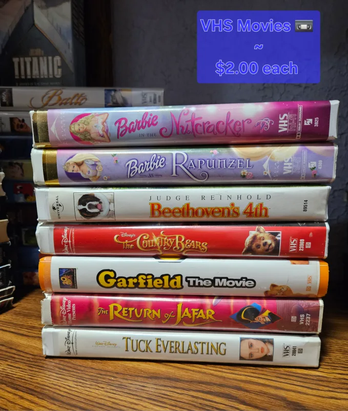 VHS Movies - Various Titles - $0.10 to $2.00 Each image indicator(5)