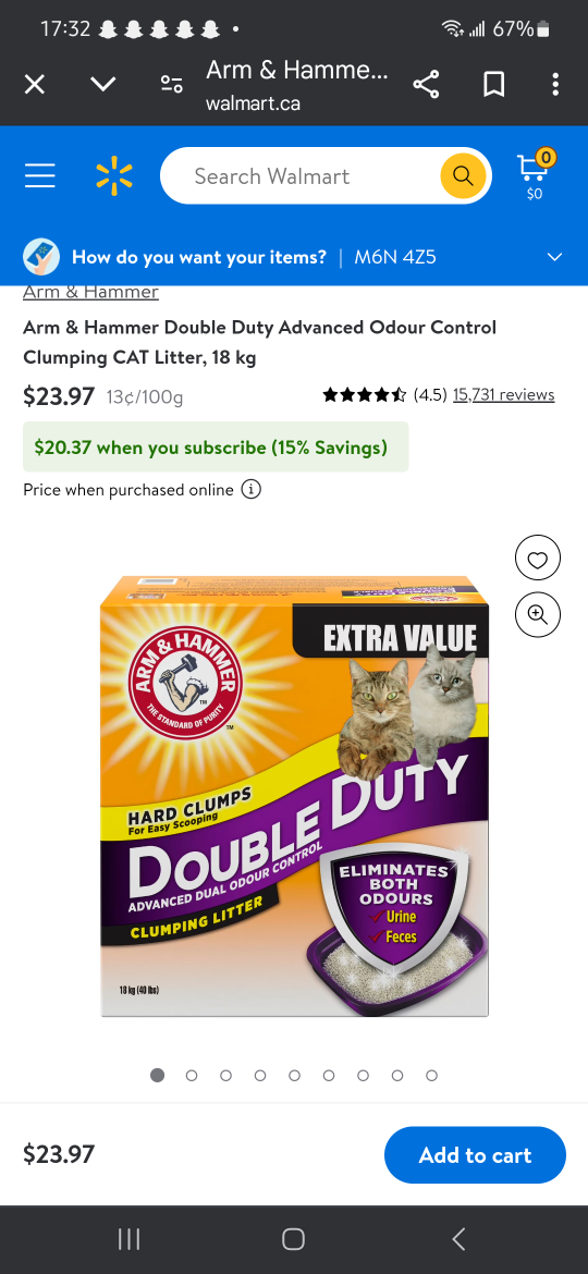 Arm & Hammer Double Duty Clumping Cat Litter - photo 2