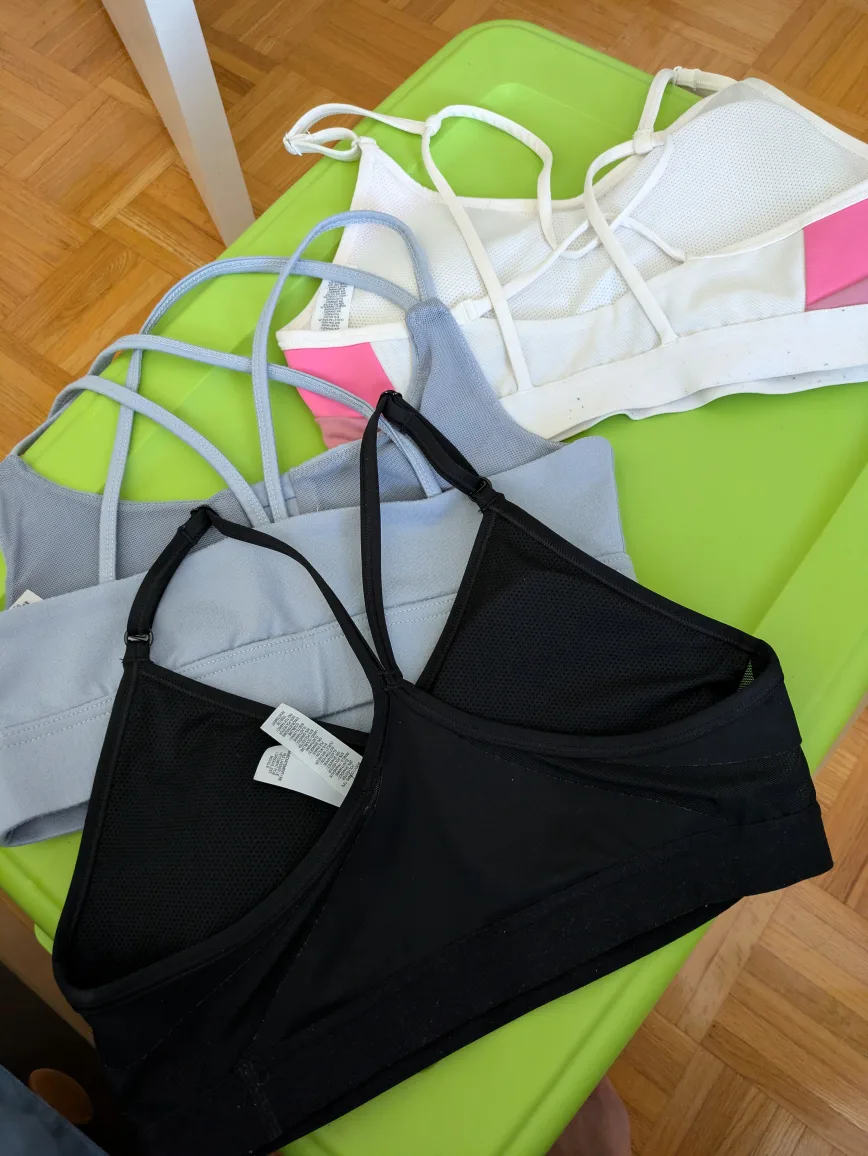 black Nike sports bra image indicator(2)