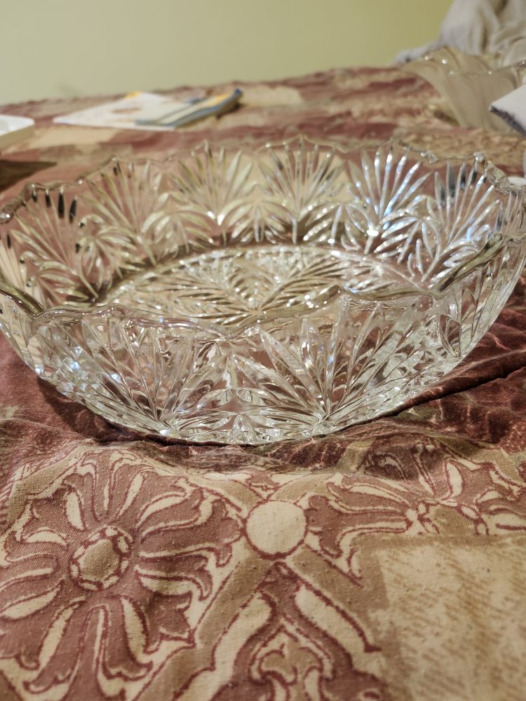 Crystal Serving Bowl