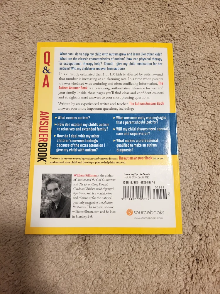 The Autism answer book #freecycle 🥕 image indicator(2)