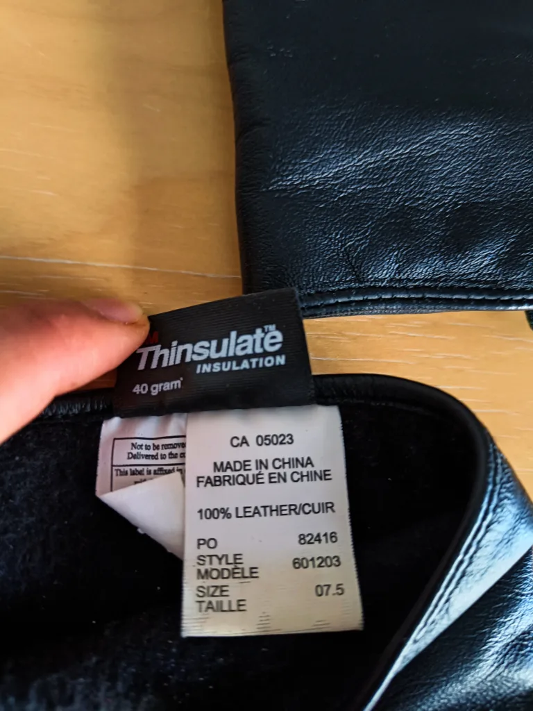 Black Real Leather Gloves women image indicator(2)