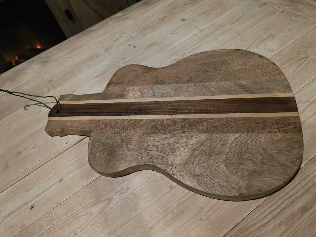 Guitar Shaped Cutting Charcuterie Board - photo 2