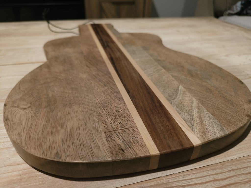 Guitar Shaped Cutting Charcuterie Board - photo 3