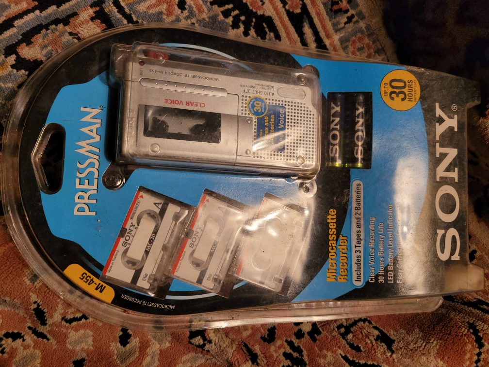 Sony Microcassette Recorder