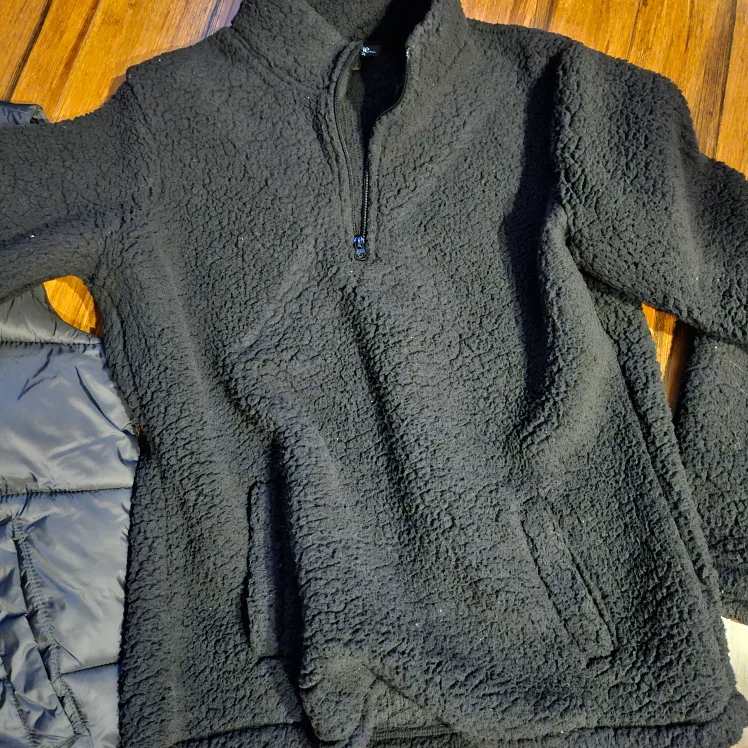 GAP Sweater; George Fleece Pullover and Old Navy Vest image indicator(5)