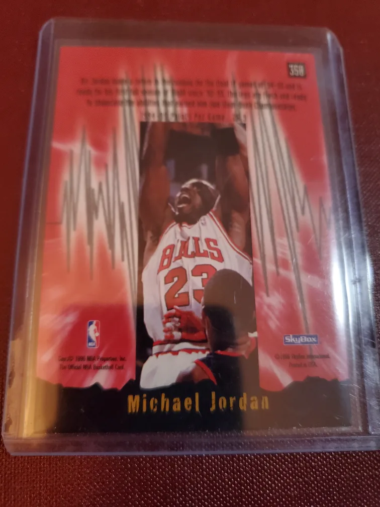 Michael Jordan Card Skybox NBA Hoops image indicator(2)