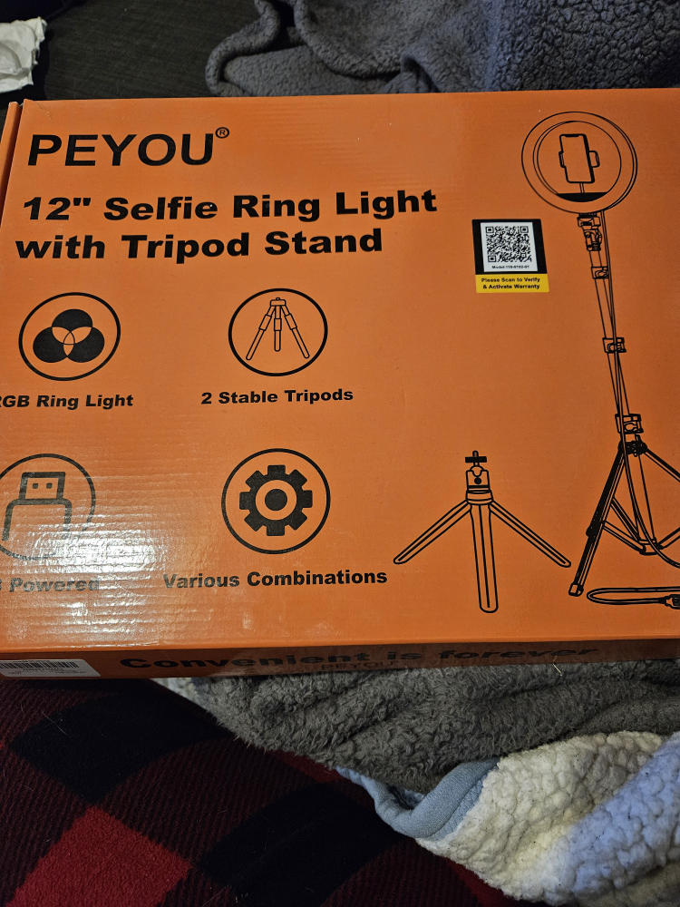 12" Selfie Ring Light with Tripod Stand - photo 2