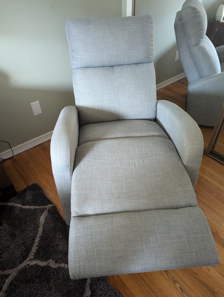 Upholstered recliner + rocking swivel chair - photo 2