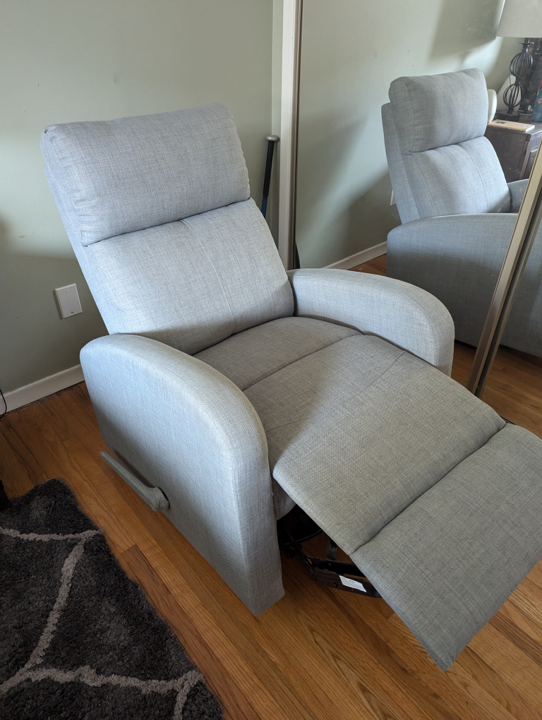 Upholstered recliner + rocking swivel chair - photo 3