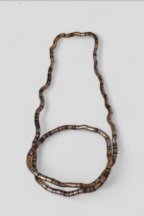 Gold and Silver Tone Beaded Necklace image indicator(2)