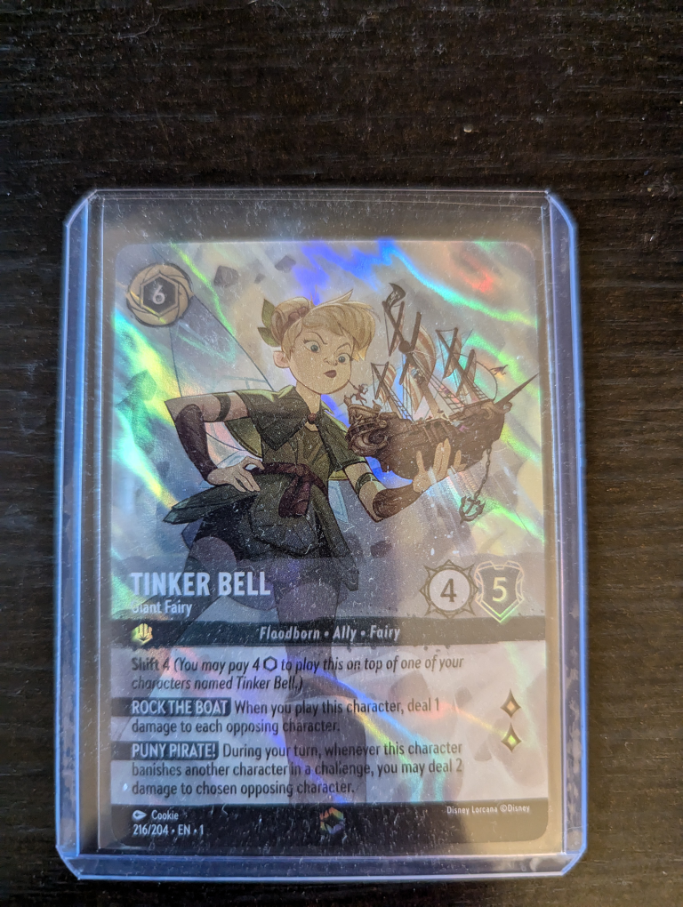 Lorcana Tinker Bell Giant Fairy Enchanted