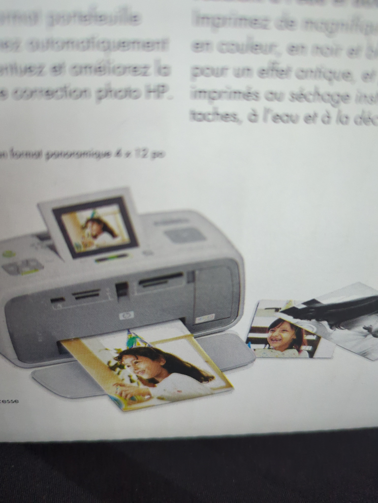 HP Photosmart A616 Compact Photo Printer - photo 3