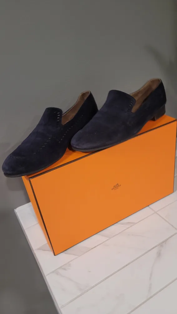 Hermes Suede Loafers image indicator(4)