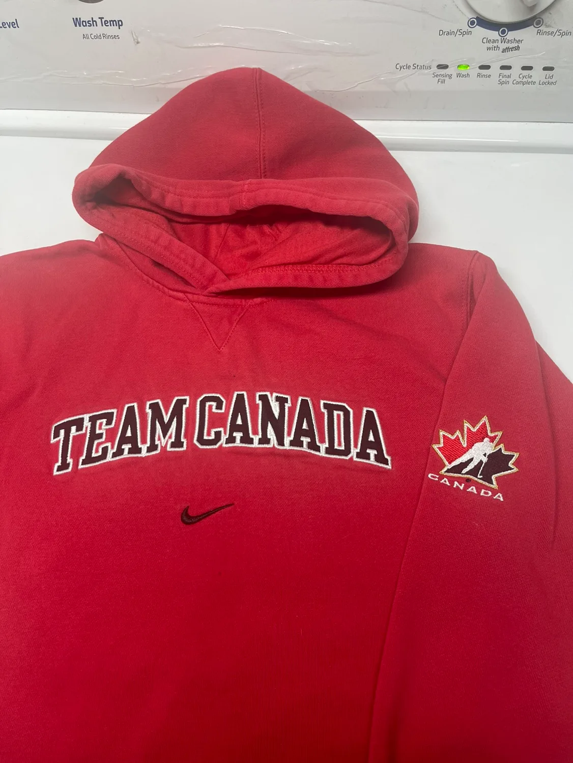 Team Canada Nike Red Hoodie image indicator(5)