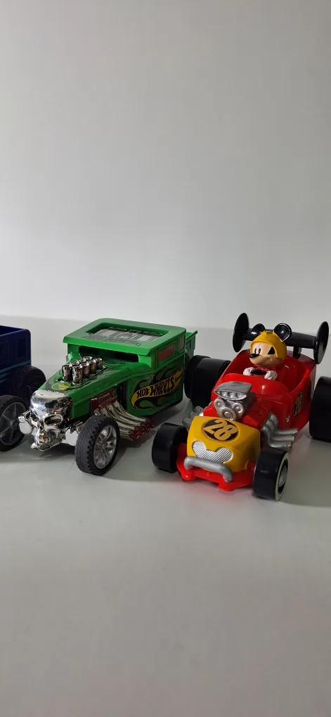 6 Toy cars and 1 helicopter - Micky, Paw Patrol, Peppa Pig thumbnail