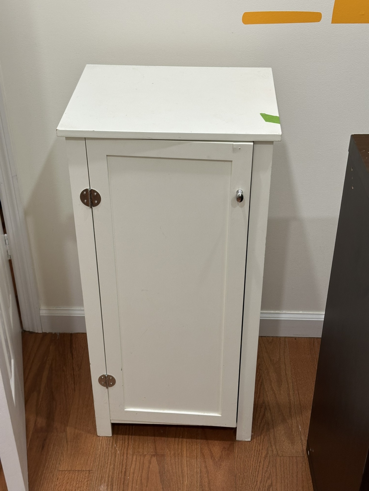 White Cabinet with Door