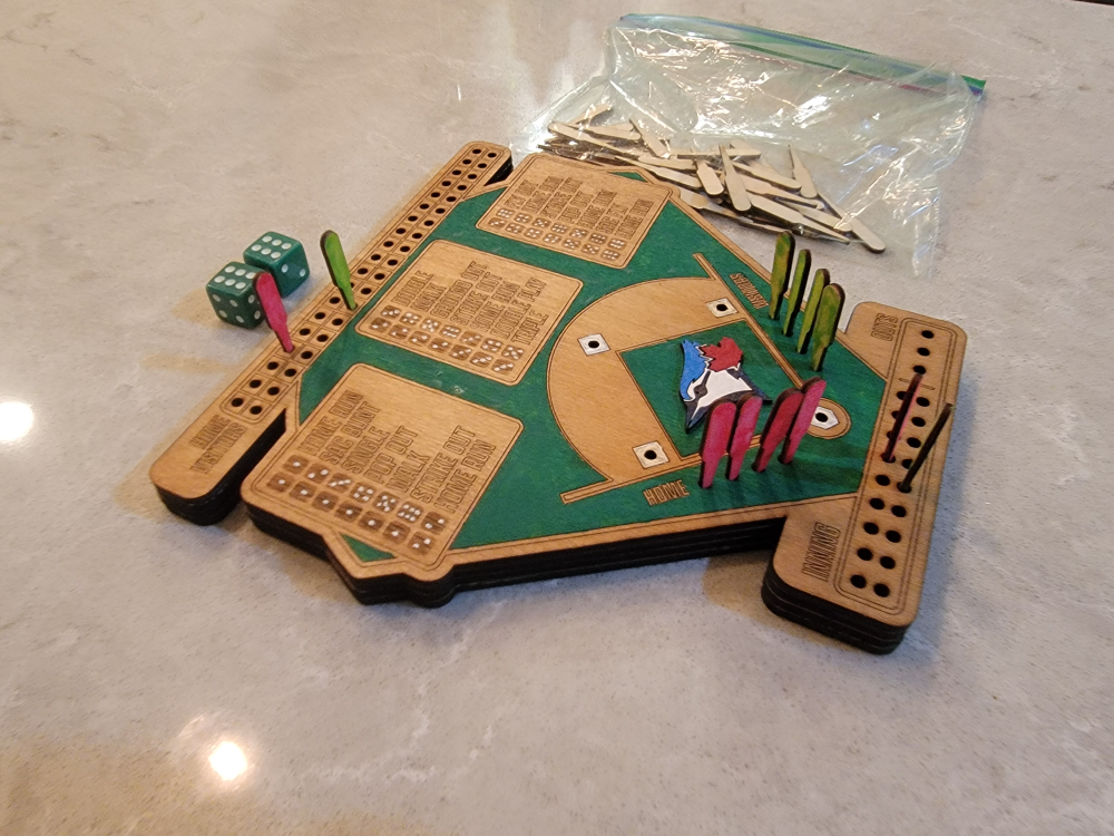 Blue Jays Baseball Dice Board Game - photo 2