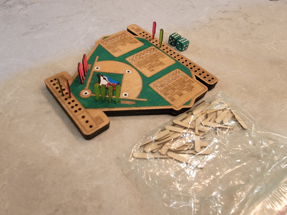 Blue Jays Baseball Dice Board Game - photo 3
