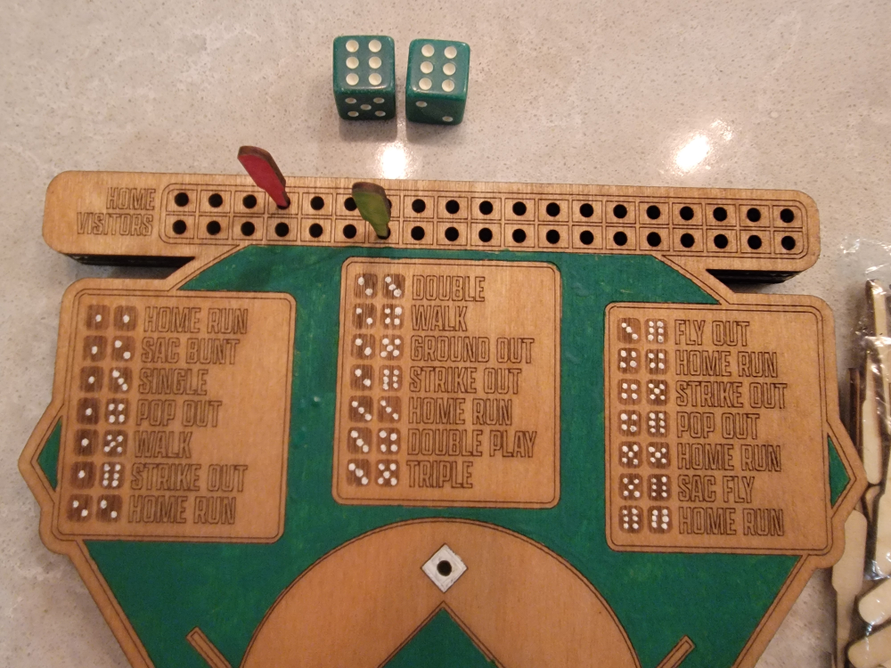 Blue Jays Baseball Dice Board Game - photo 4