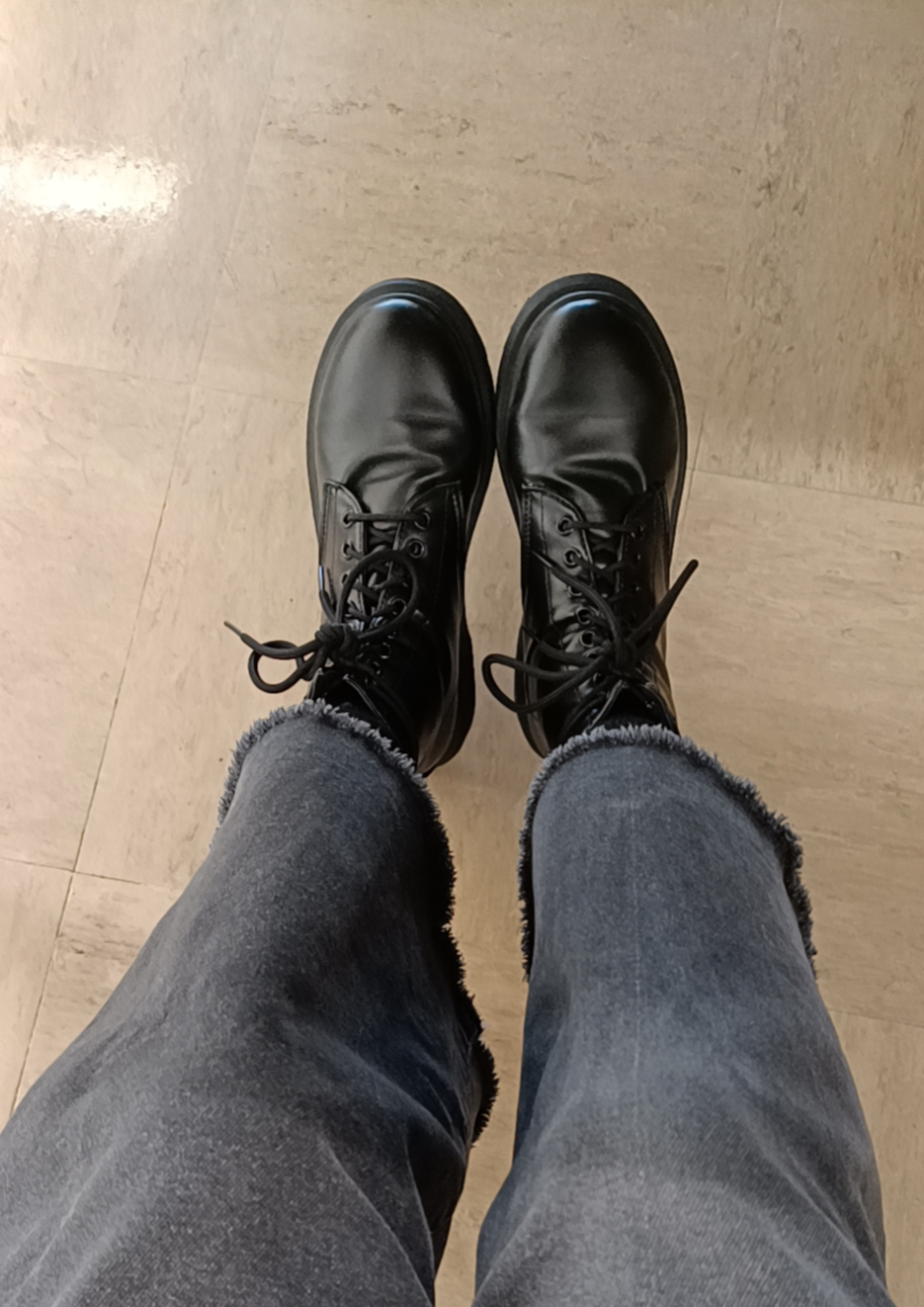 Black Faux leather boots (MOVING NEED GONE ASAP) - photo 2