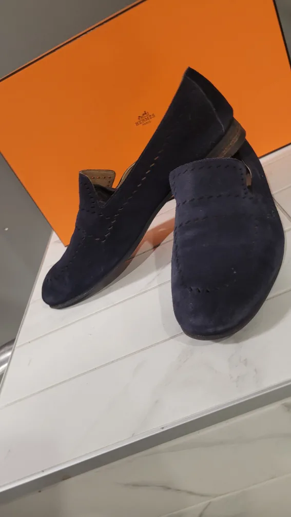 Hermes Suede Loafers image indicator(2)